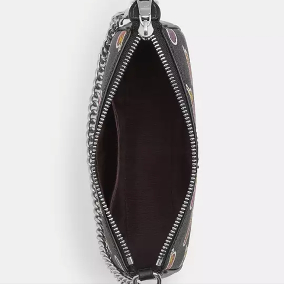 Coach Nolita 19 With Heart Bolt Print NWT